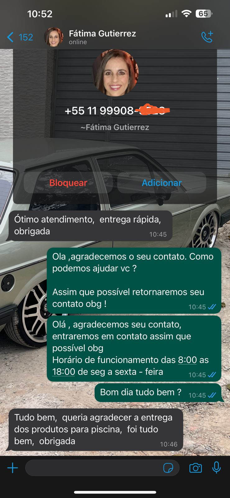 depoimentos clientes mauá produtos para piscinas
